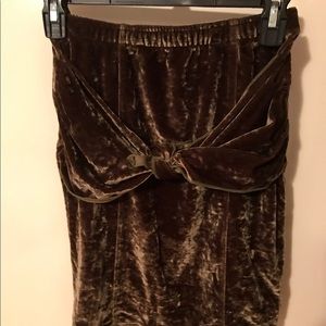 French velour skirt